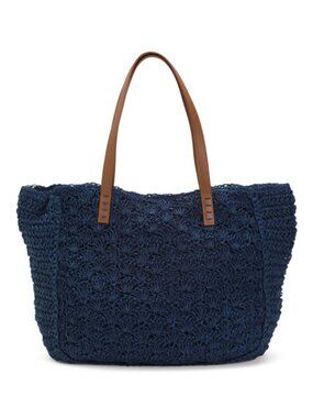STRAW STUDIOS Hand Woven Straw Large Tote